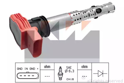 Катушка зажигания KW 470 427