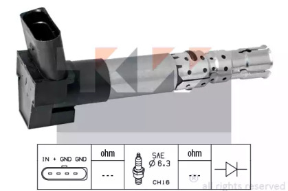 Катушка зажигания KW 470 437