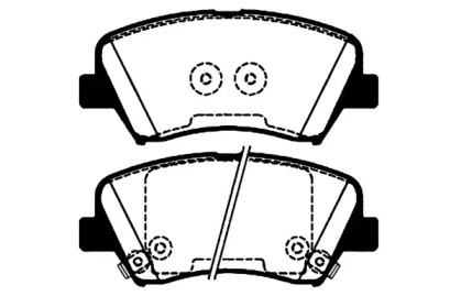 Комплект тормозных колодок, дисковый тормоз RAICAM RA.1035.0