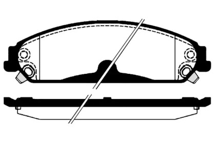 Комплект тормозных колодок RAICAM RA.1061.0