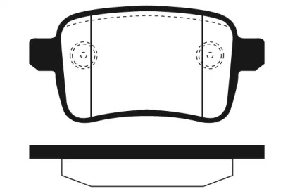 Комплект тормозных колодок RAICAM RA.1105.1
