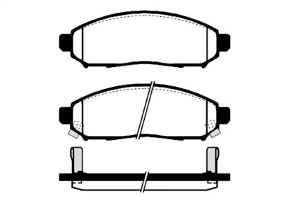 Комплект тормозных колодок RAICAM RA.1149.0
