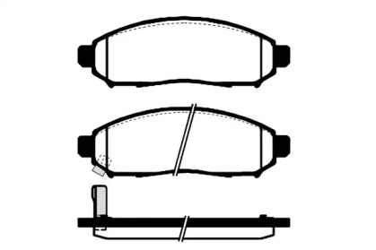 Комплект тормозных колодок RAICAM RA.1149.1