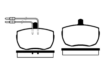 Комплект тормозных колодок RAICAM RA.0134.1