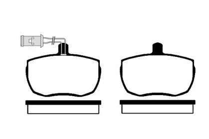 Комплект тормозных колодок RAICAM RA.0134.2