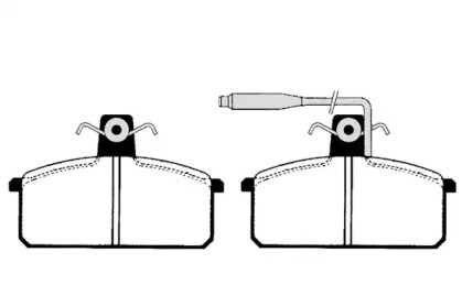 Комплект тормозных колодок RAICAM RA.0191.3