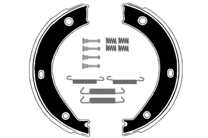 Комплект тормозных колодок, стояночная тормозная система RAICAM RA24691