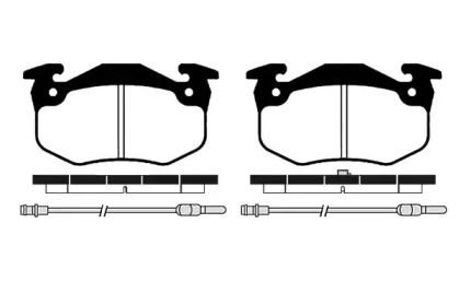 Комплект тормозных колодок RAICAM RA.0257.0
