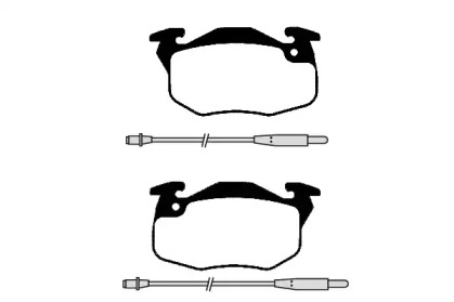 Комплект тормозных колодок RAICAM RA.0285.1