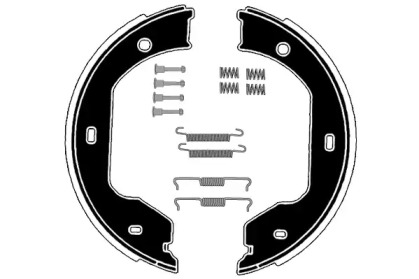 Комплект тормозных колодок, стояночная тормозная система RAICAM RA28621