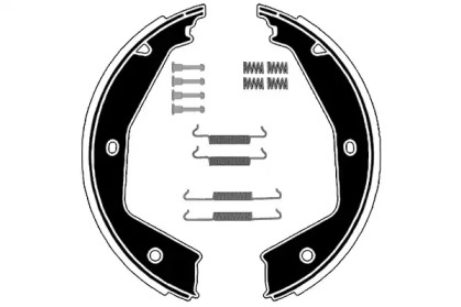 Комплект тормозных колодок, стояночная тормозная система RAICAM RA28911