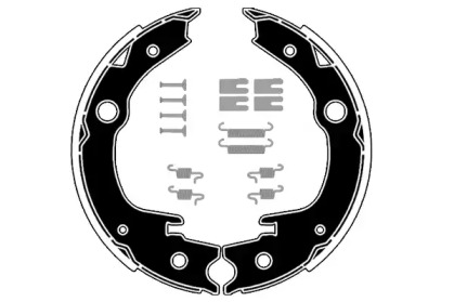 Комплект тормозных колодок, стояночная тормозная система RAICAM RA28981