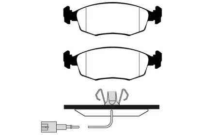Комплект тормозных колодок RAICAM RA.0318.8