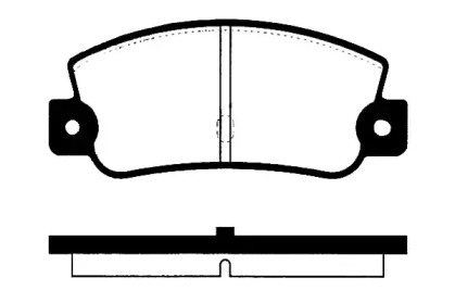 Комплект тормозных колодок RAICAM RA.0345.0