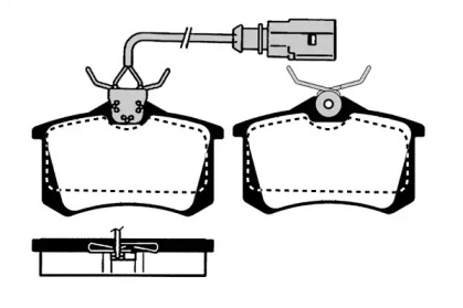 Комплект тормозных колодок RAICAM RA.0348.2