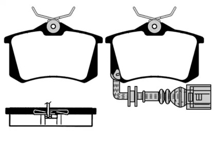 Комплект тормозных колодок RAICAM RA.0348.3