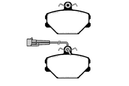 Комплект тормозных колодок RAICAM RA.0349.1