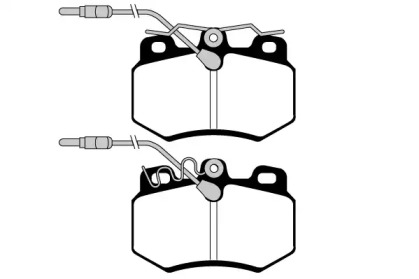 Комплект тормозных колодок RAICAM RA.0390.1