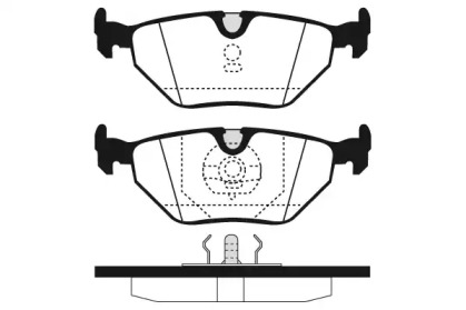 Комплект тормозных колодок RAICAM RA.0394.0