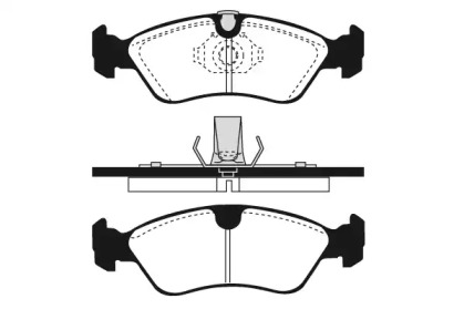 Комплект тормозных колодок RAICAM RA.0395.1