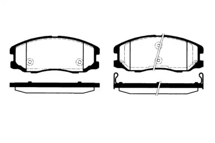 Комплект тормозных колодок RAICAM RA.0425.0