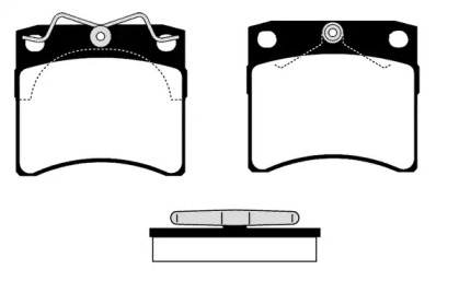 Комплект тормозных колодок RAICAM RA.0430.1