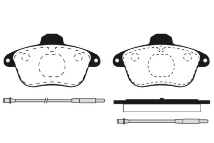 Комплект тормозных колодок RAICAM RA.0441.0