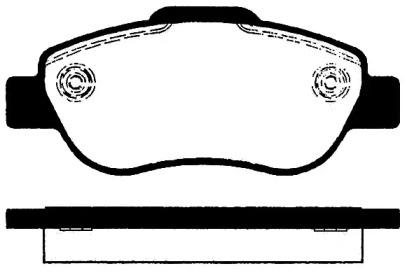 Комплект тормозных колодок RAICAM RA.0445.0