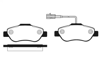 Комплект тормозных колодок RAICAM RA.0445.1