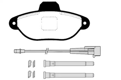 Комплект тормозных колодок RAICAM RA.0446.8
