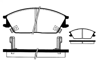 Комплект тормозных колодок RAICAM RA.0457.1