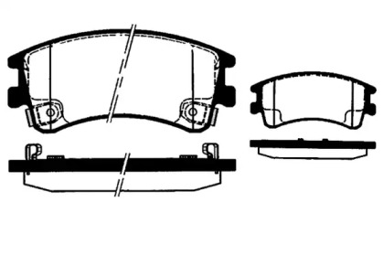 Комплект тормозных колодок RAICAM RA.0475.0