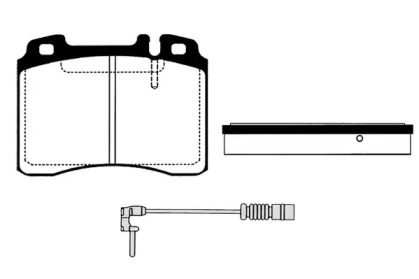 Комплект тормозных колодок RAICAM RA.0480.2
