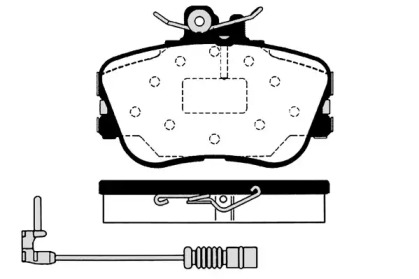 Комплект тормозных колодок RAICAM RA.0482.1