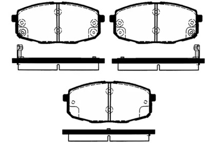 Комплект тормозных колодок RAICAM RA.0487.0