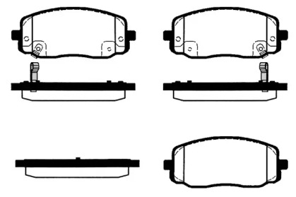 Комплект тормозных колодок RAICAM RA.0512.0