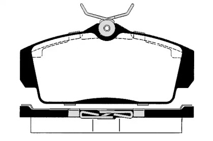 Комплект тормозных колодок RAICAM RA.0523.0