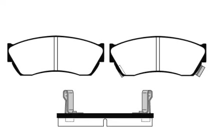 Комплект тормозных колодок, дисковый тормоз RAICAM RA.0563.0