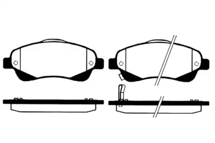 Комплект тормозных колодок RAICAM RA.0567.0