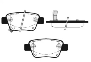 Комплект тормозных колодок RAICAM RA.0568.0