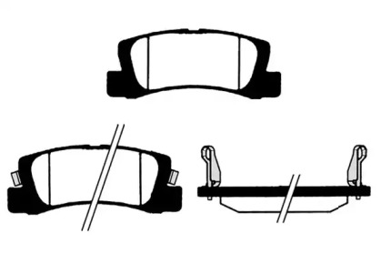 Комплект тормозных колодок RAICAM RA.0570.0