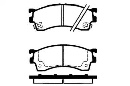 Комплект тормозных колодок RAICAM RA.0589.0
