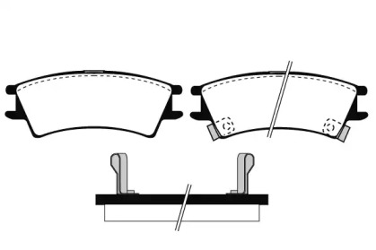 Комплект тормозных колодок RAICAM RA.0643.0