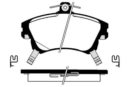 Комплект тормозных колодок RAICAM RA.0696.0