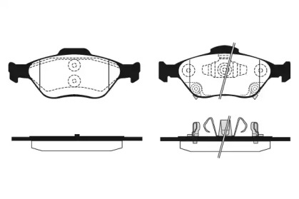 Комплект тормозных колодок RAICAM RA.0708.1