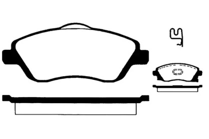Комплект тормозных колодок RAICAM RA.0712.2