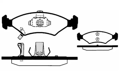 Комплект тормозных колодок RAICAM RA.0720.0