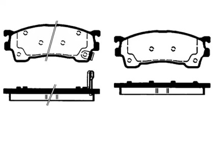 Комплект тормозных колодок RAICAM RA.0731.0