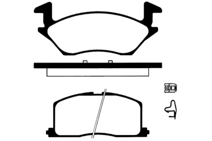 Комплект тормозных колодок RAICAM RA.0744.0