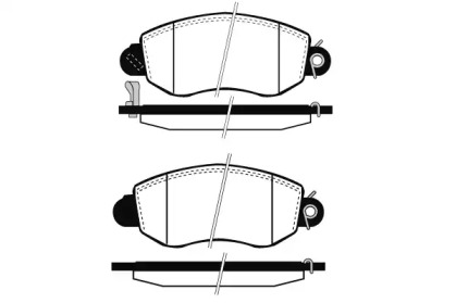 Комплект тормозных колодок RAICAM RA.0757.0